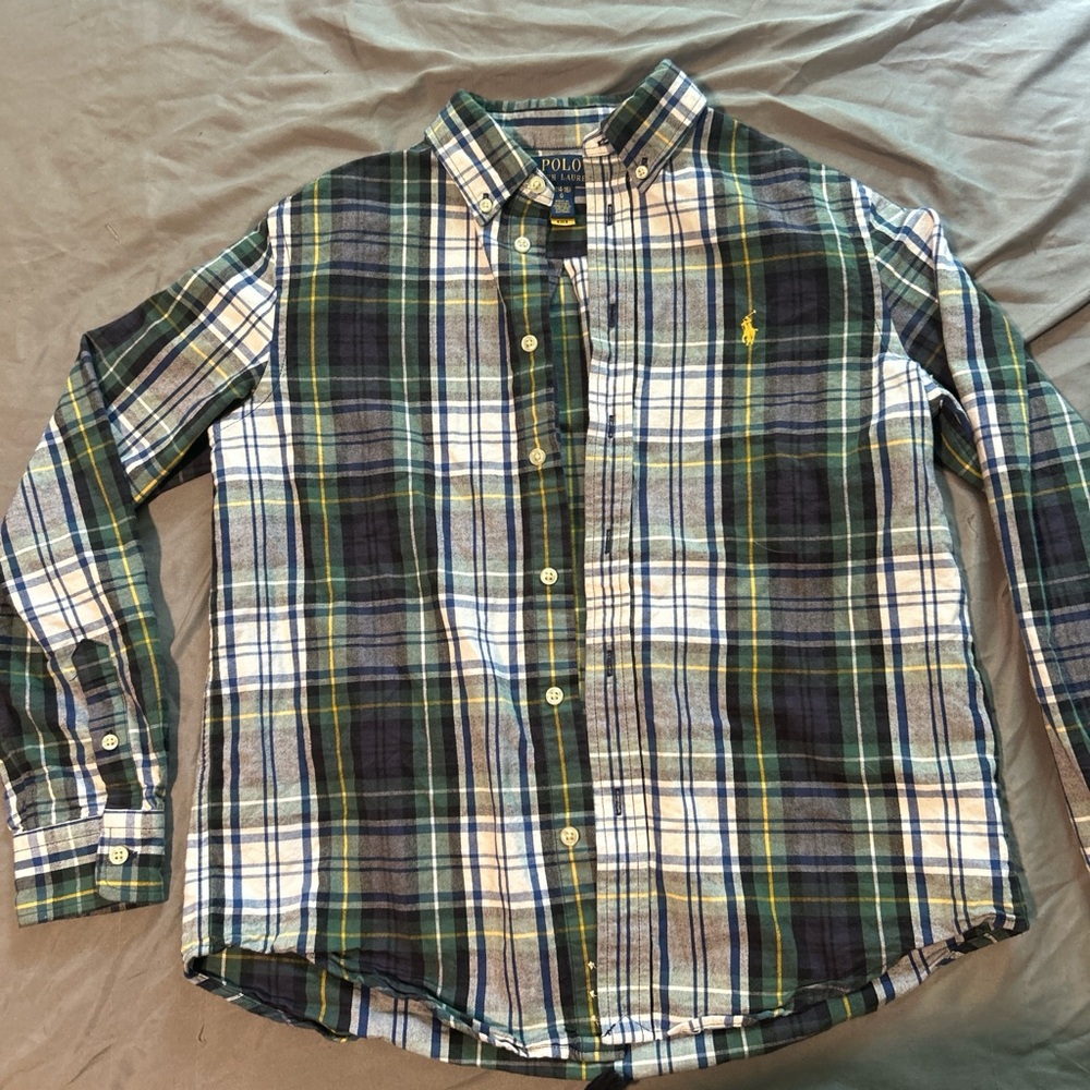 Polo by Ralph Lauren Men's Multicolor Plaid Shirt - Picture 4 of 4
